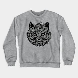 Mandala Cat Crewneck Sweatshirt